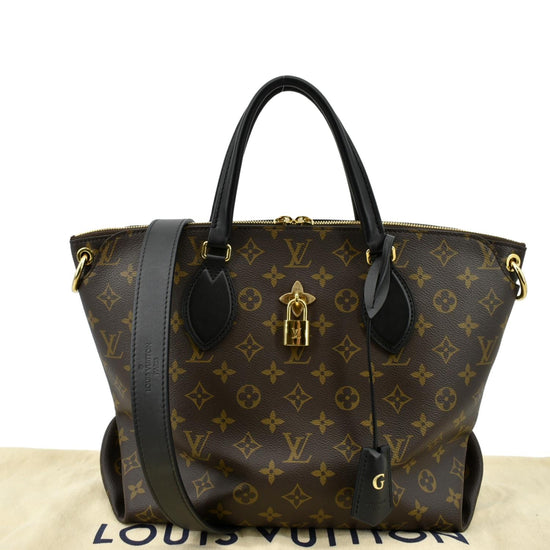 LOUIS VUITTON Monogram Flower Zipped Tote MM Beige | FASHIONPHILE