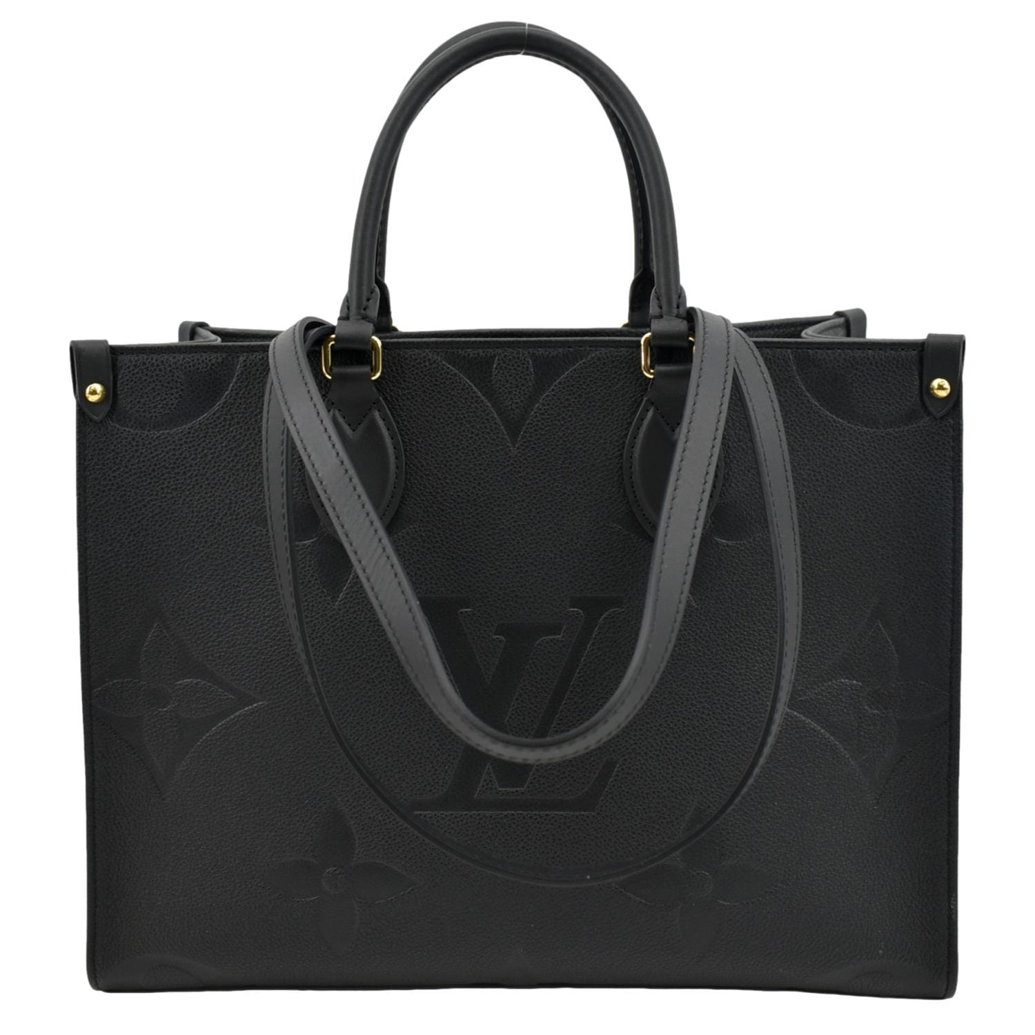 Louis Vuitton Onthego Giant Monogram Empreinte Leather Tote Shoulder Bag