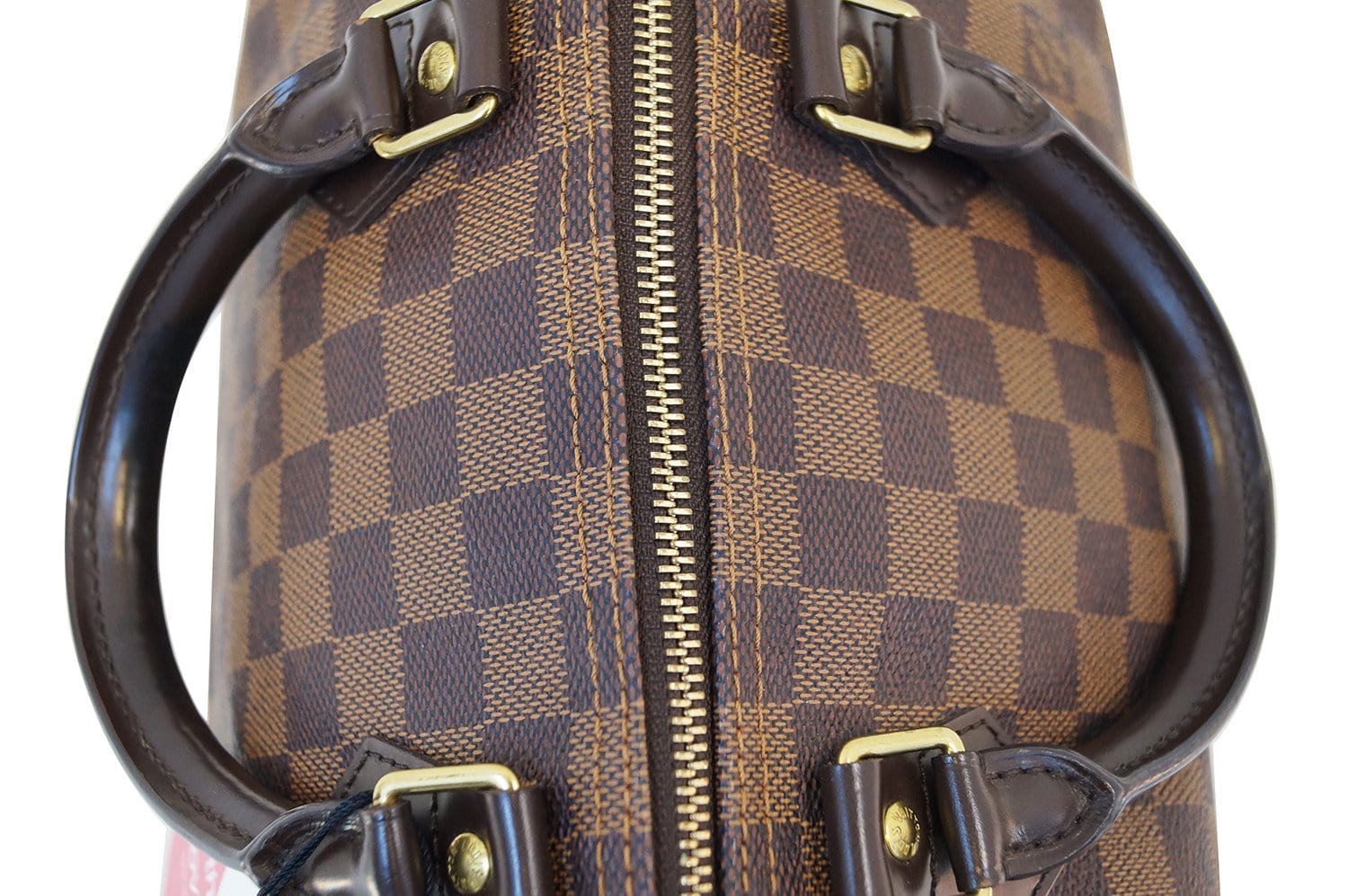 Authentic Louis Vuitton Damier Ebene Speedy 30 Handbag E2884