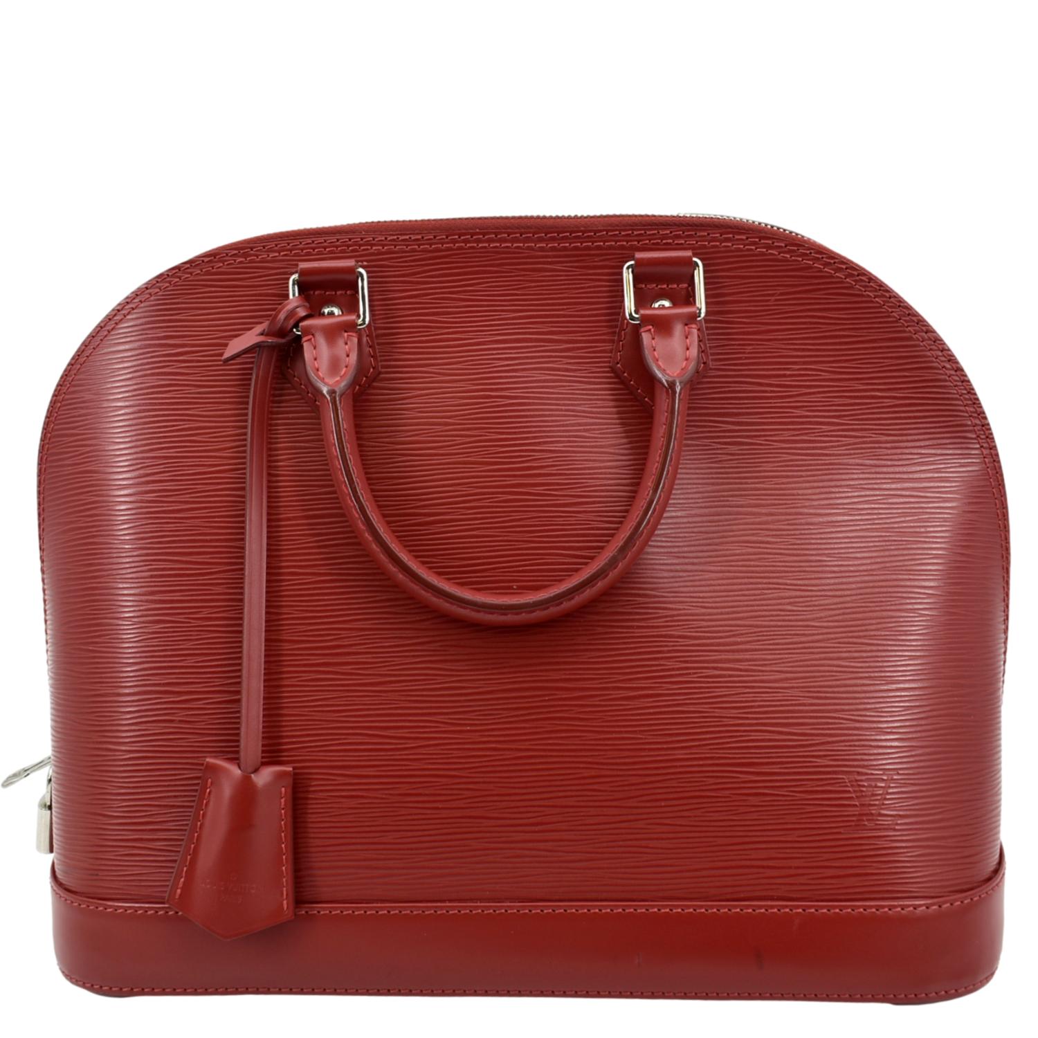 Red Louis Vuitton Epi Alma GM Handbag – Designer Revival