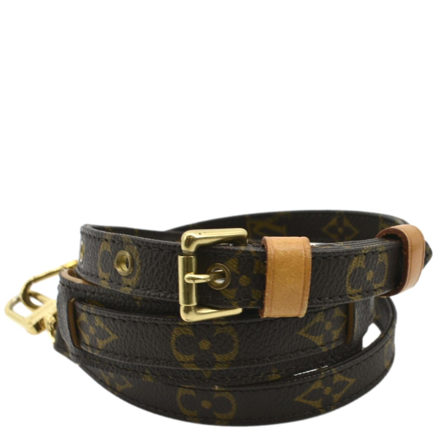 LOUIS VUITTON Monogram Canvas Strap Brown