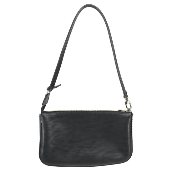 Louis Vuitton Womens Pochette Accessoire Black Epi Leather – Luxe