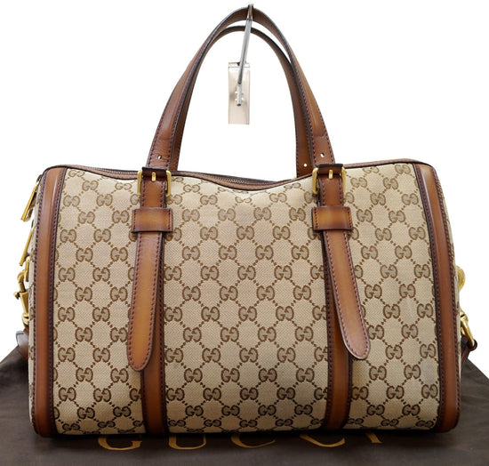 Gucci Original GG Canvas Boston Handbag