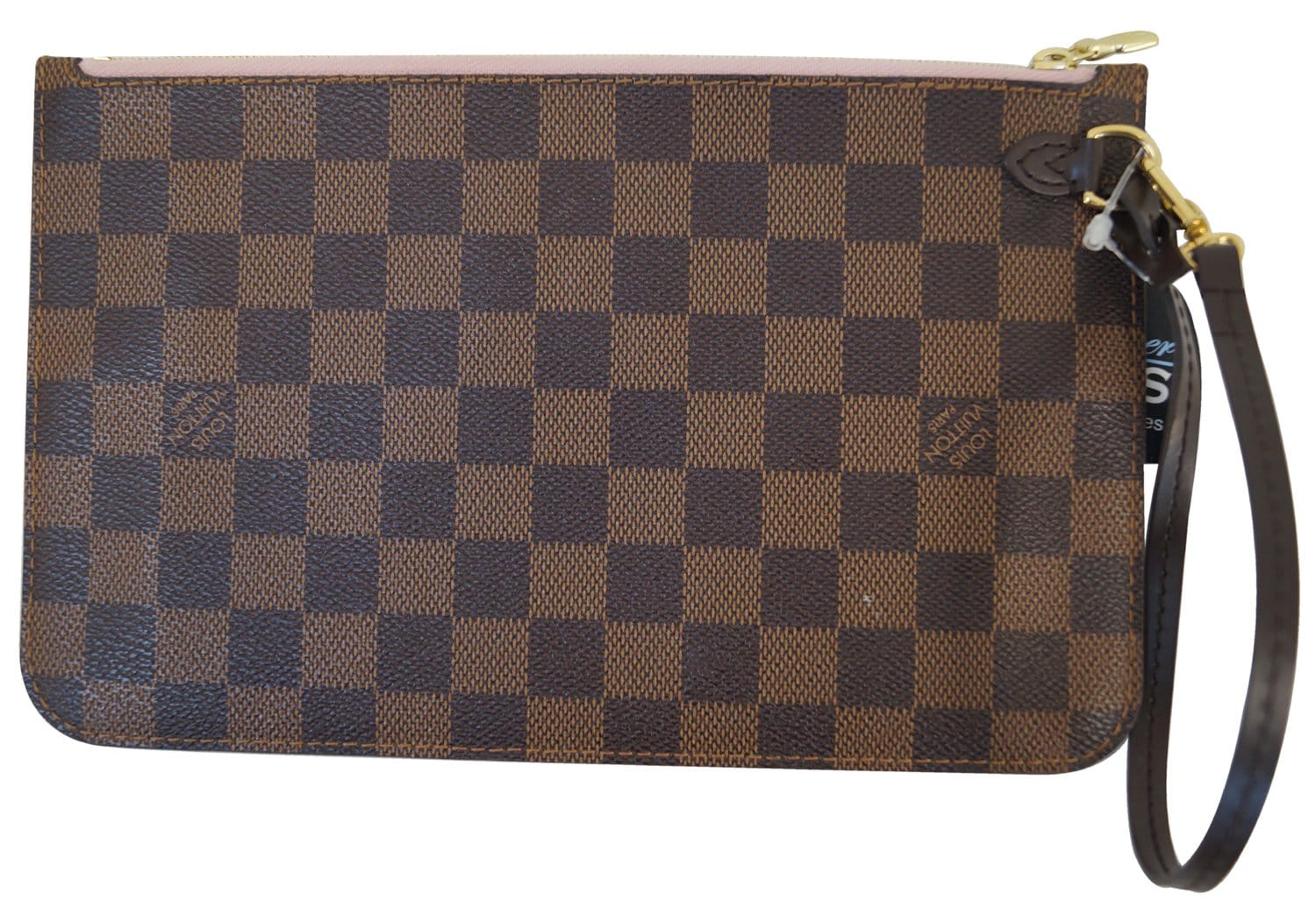 Louis Vuitton Pochette Damier Azur Clutch Crossbody Bag from Neverfull