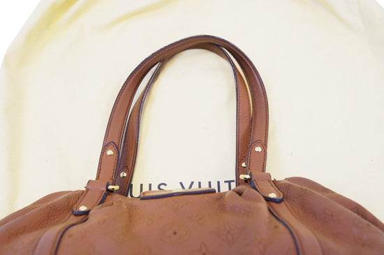 Louis Vuitton Chocolate Monogram Mahina Leather Lunar PM Bag
