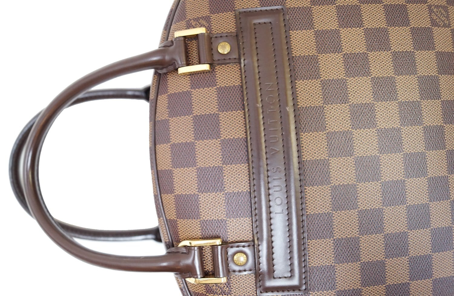 Louis Vuitton Nolita - Lv Damier Ebene Satchel Bag Brown