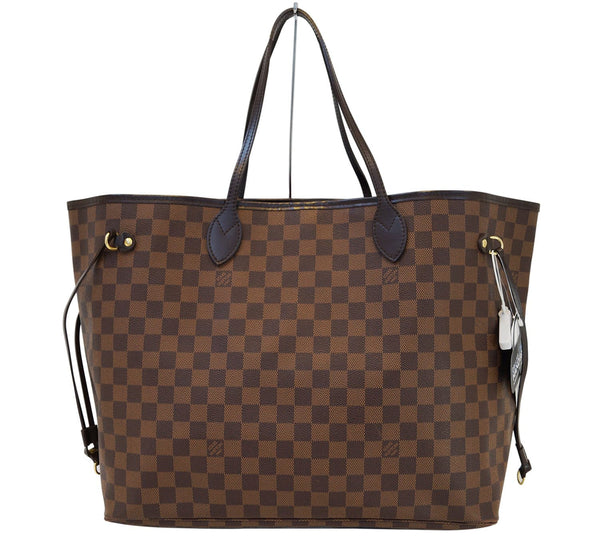 Authentic LOUIS VUITTON Damier Ebene Neverfull GM Tote Bag E3227 – Dallas Designer Handbags