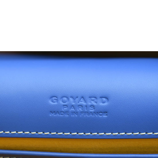 GOYARD Belvedere PM Canvas Messenger Bag Blue