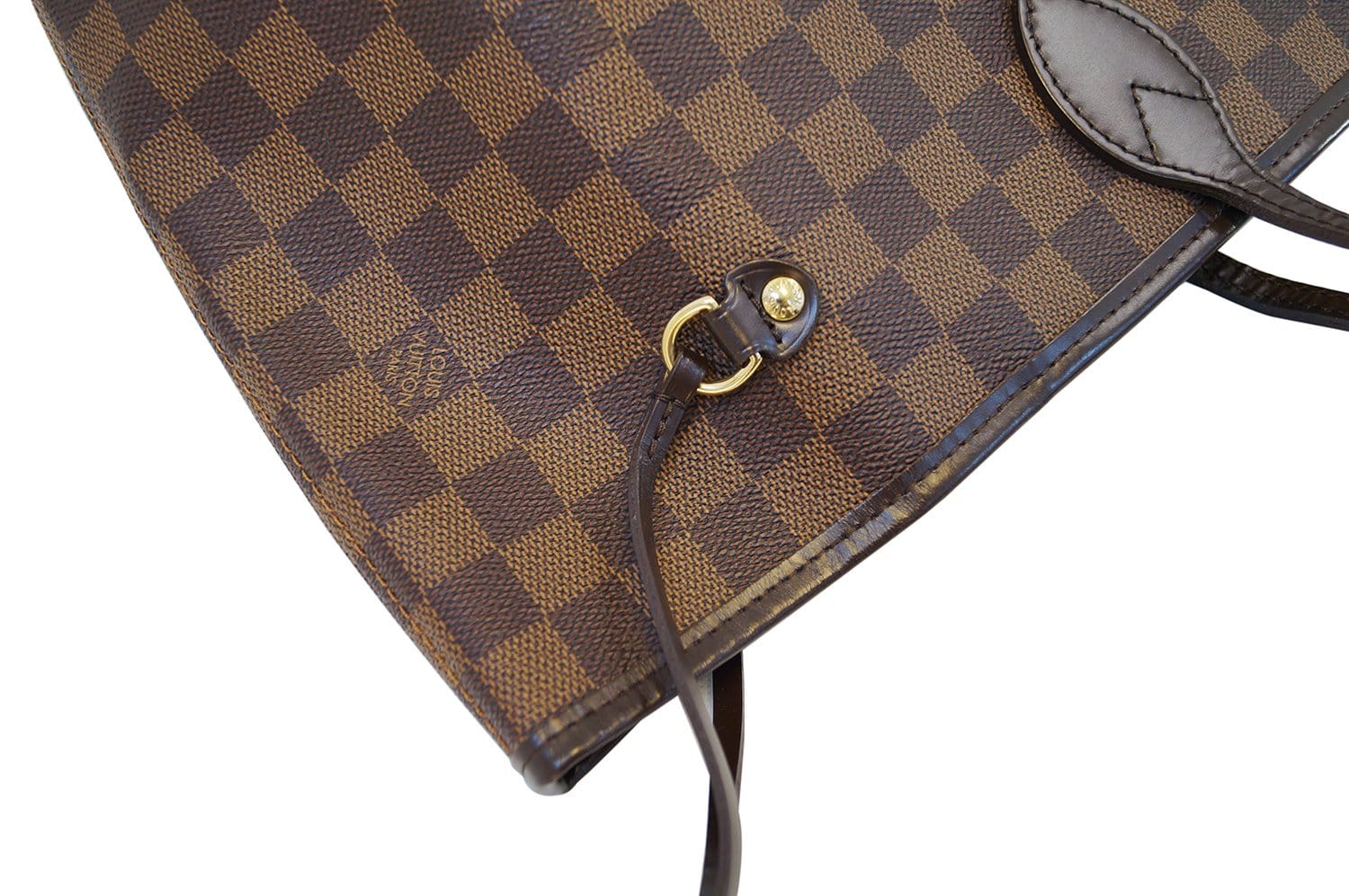 Authentic Louis Vuitton Neverfull GM Damier Ebene Tote Bag