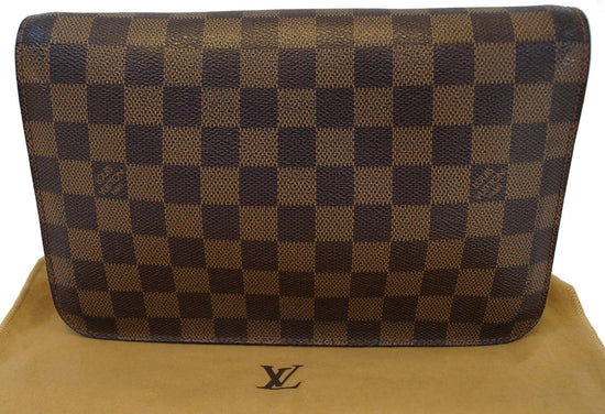 Louis Vuitton Vintage Damier Ebene Saint Louis Wristlet Clutch (SHF-22 –  LuxeDH