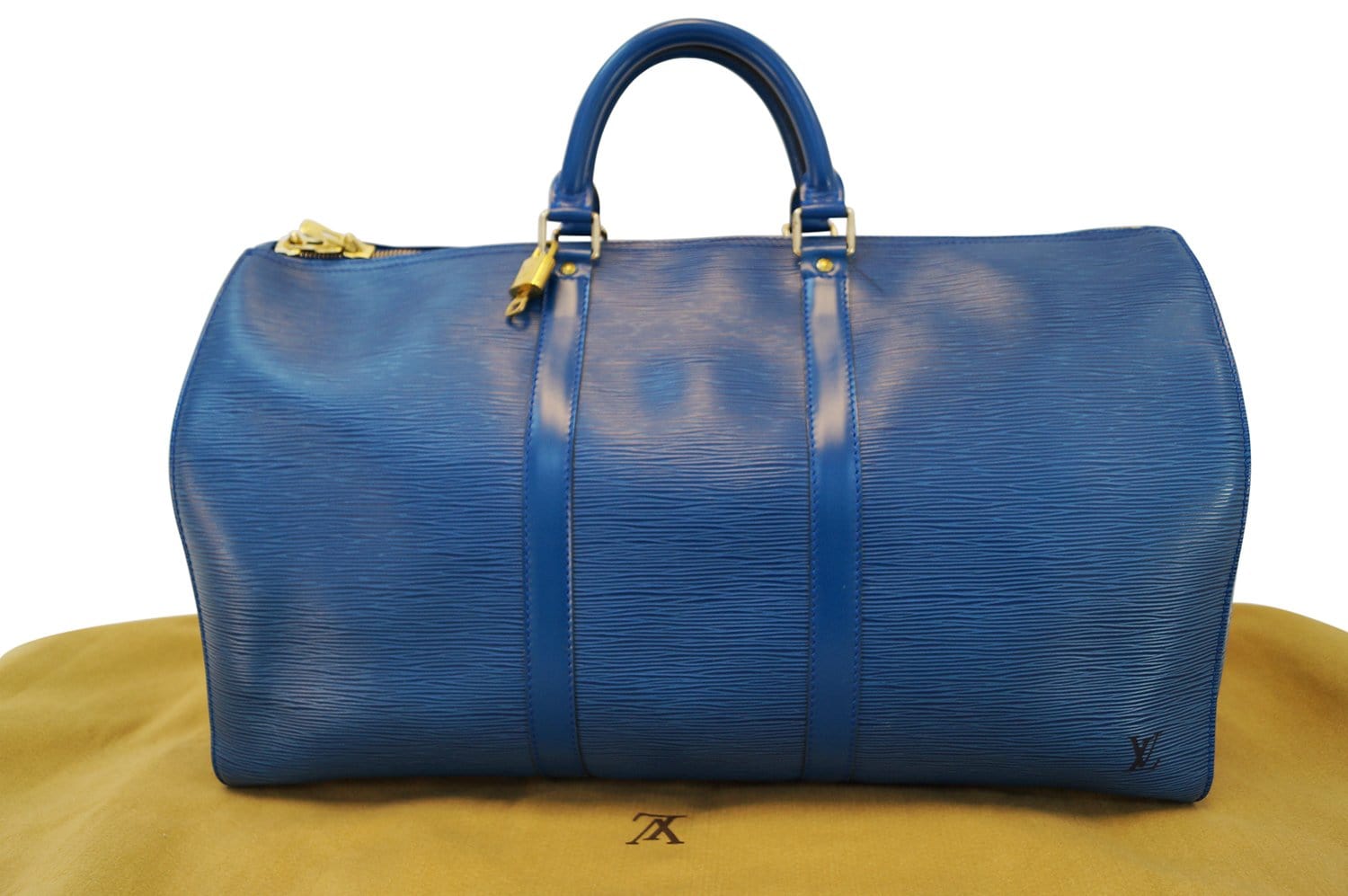 Louis Vuitton Vintage Louis Vuitton Keepall 55 Blue Epi Leather