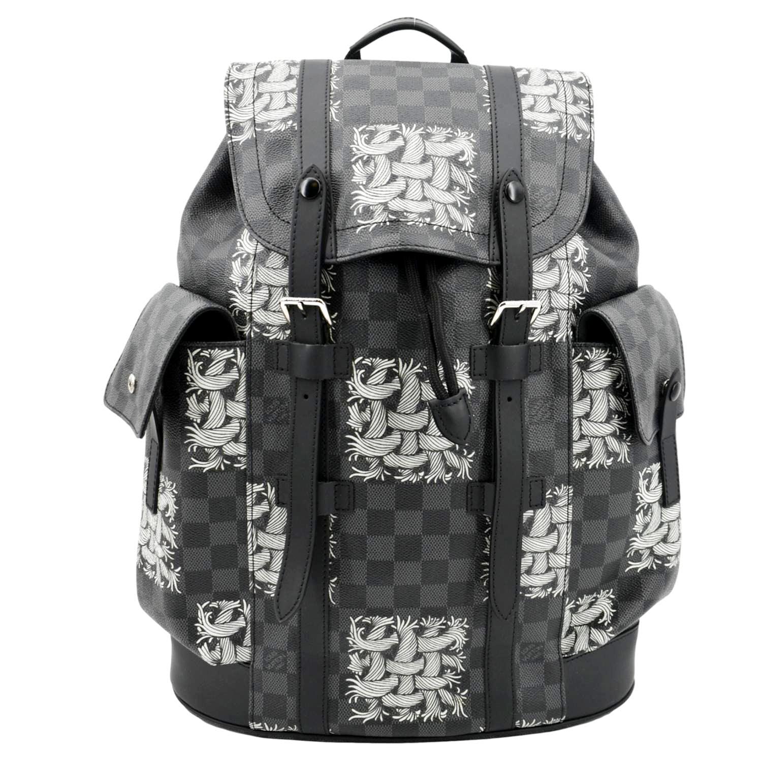Louis Vuitton Christopher Backpack Limited Edition Nemeth Damier Graphite PM Black