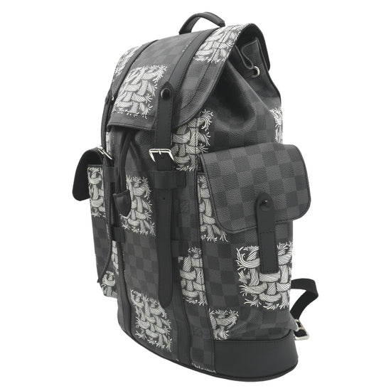 LOUIS VUITTON Backpack Daypack N41571 Christopher Nemeth PM Damier Gra –