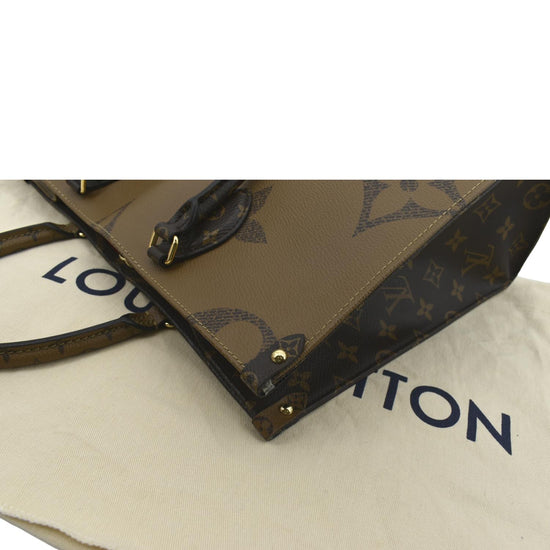 LOUIS VUITTON Tote Bag M45321 On the Go MM Monogram reverse