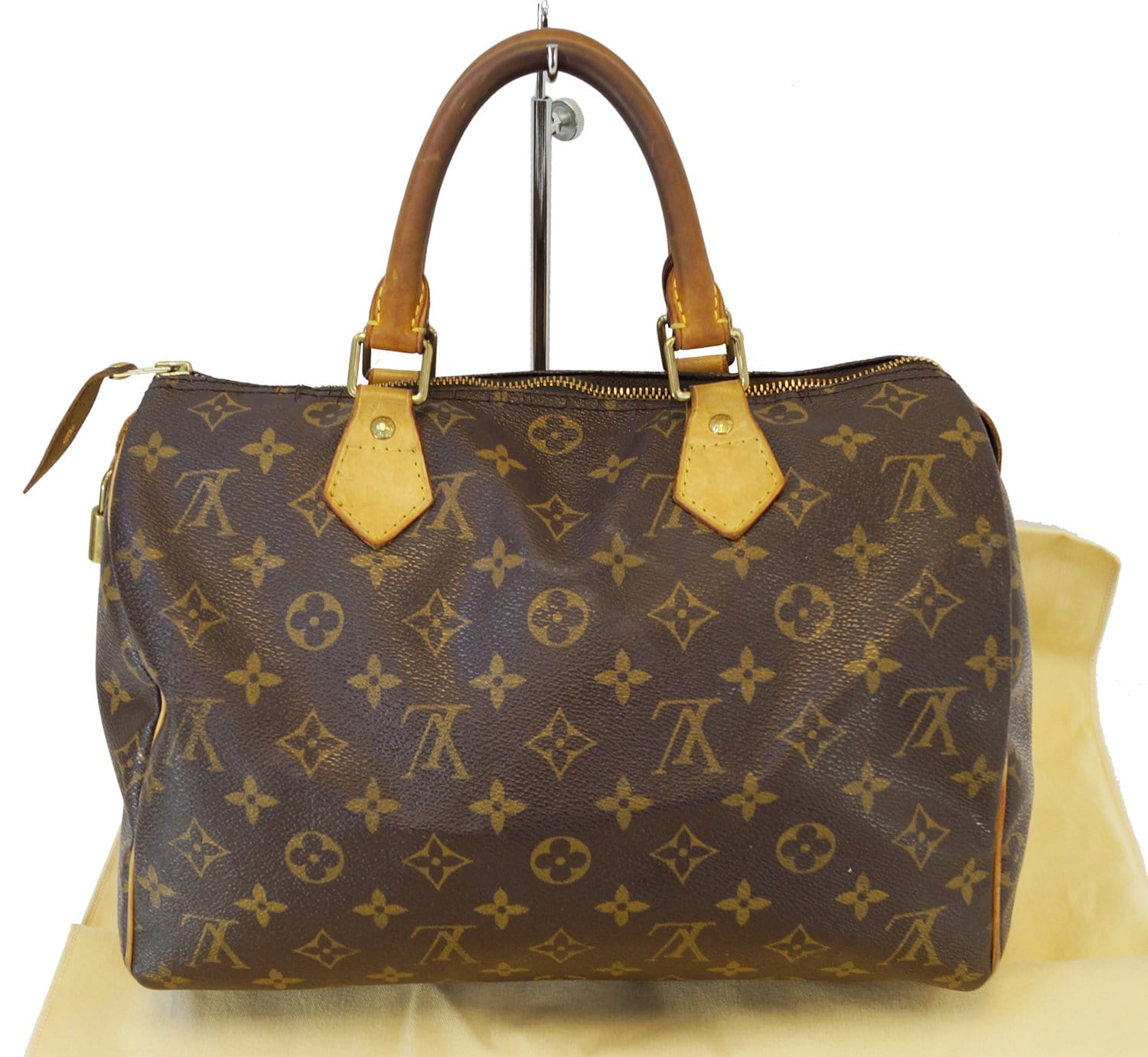 Authentic LOUIS VUITTON Monogram Canvas Speedy 30 Bag TT1452