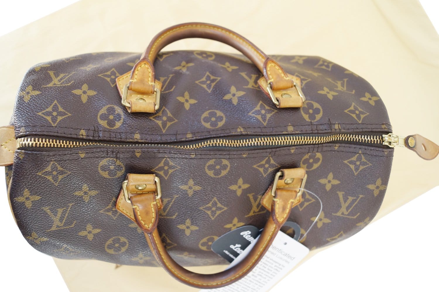 Authentic LOUIS VUITTON Monogram Canvas Speedy 30 Bag TT1452