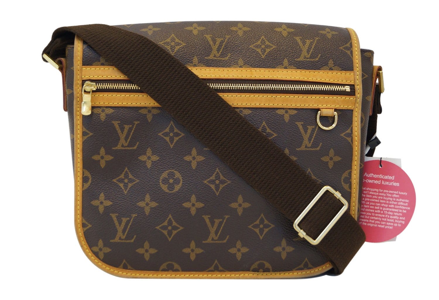 LOUIS VUITTON Monogram Canvas Bosphore PM Shoulder Bag