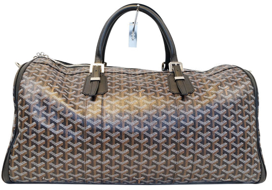 Goyard Croisiere 50cm Duffle Bag With Strap Black/Tan – The Luxury Shopper