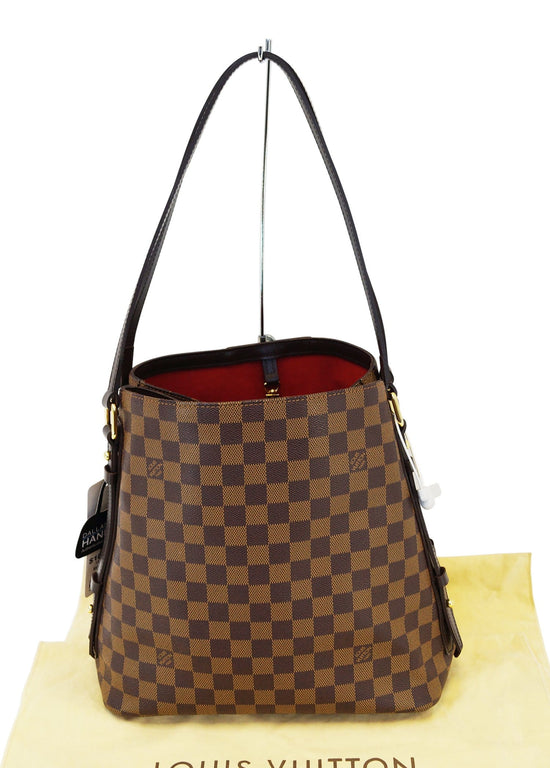 LOUIS VUITTON Hand Bag Cabas Rivington Damier Ebene Tote W/Added Insert  Preowned Brown Leather ref.673976 - Joli Closet