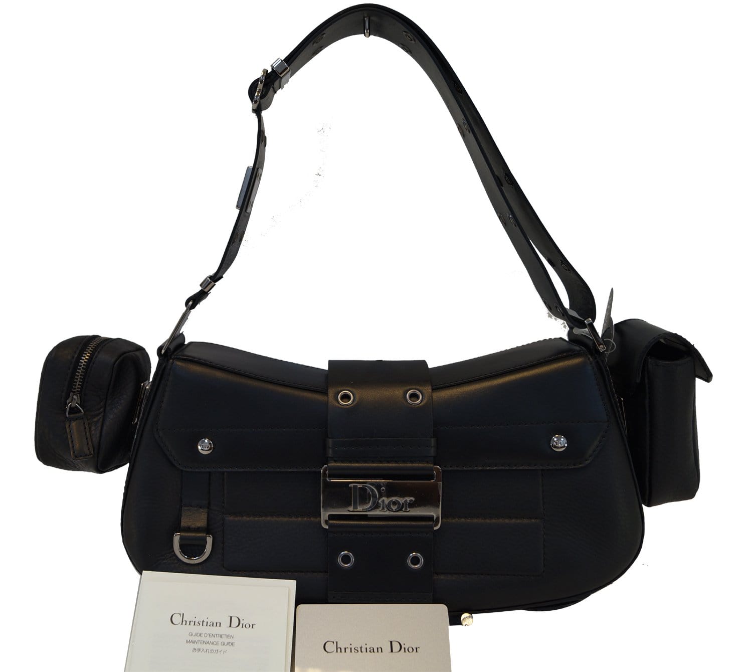Pre-loved Christian Dior Vintage Columbus Leather Handbag