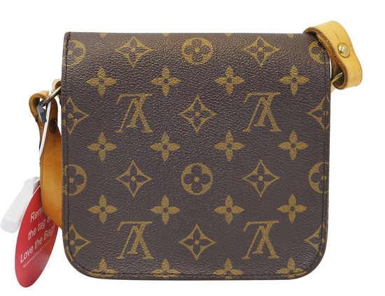 LOUIS VUITTON Monogram Mini Cartouchiere Shoulder Bag