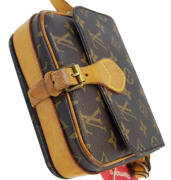 LOUIS VUITTON LV Cartouchiere Mini Used Shoulder Bag Monogram M51254 AG784 Y