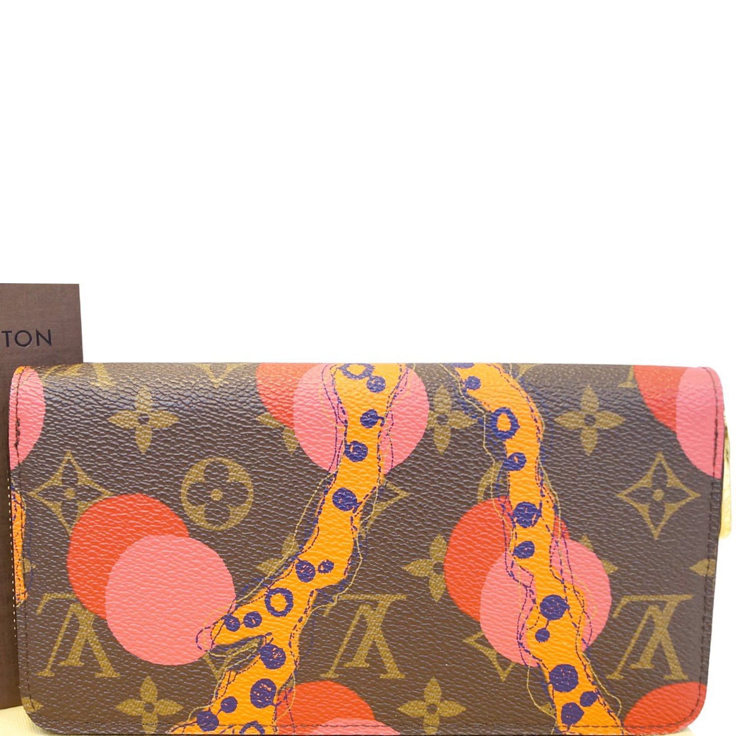 LOUIS VUITTON Monogram Graffiti Zippy Wallet Orange M93711 - MyDesignerly