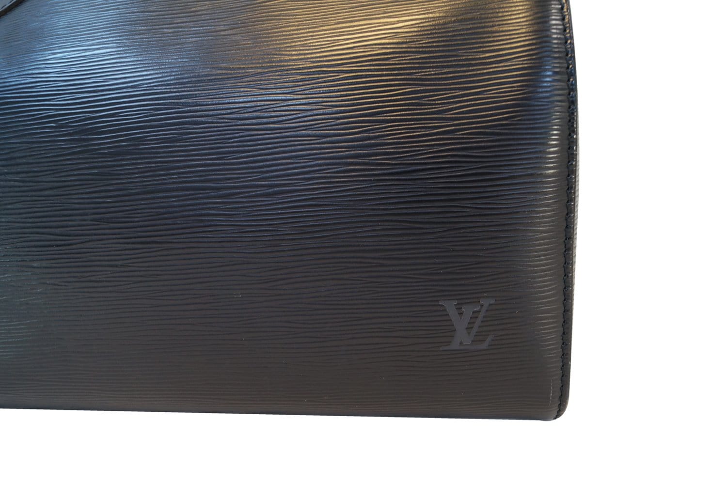 Authentic LOUIS VUITTON Epi Leather Black Speedy 35 Satchel Bag TT1435