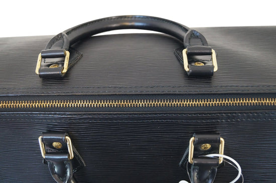 Louis Vuitton Black Epi Leather Noir Speedy 35 Boston Bag 863244