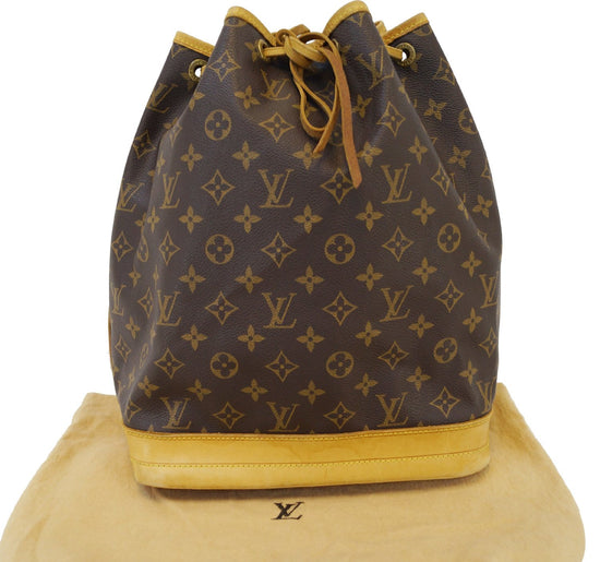 Louis Vuitton Néonoé Shoulder Bag Monogram Canvas and Red Leather