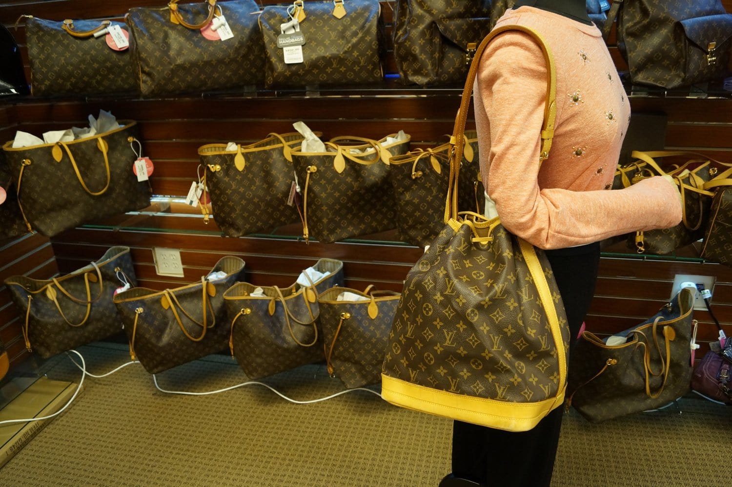 Louis Vuitton Noe Size Comparison Chart | Paul Smith