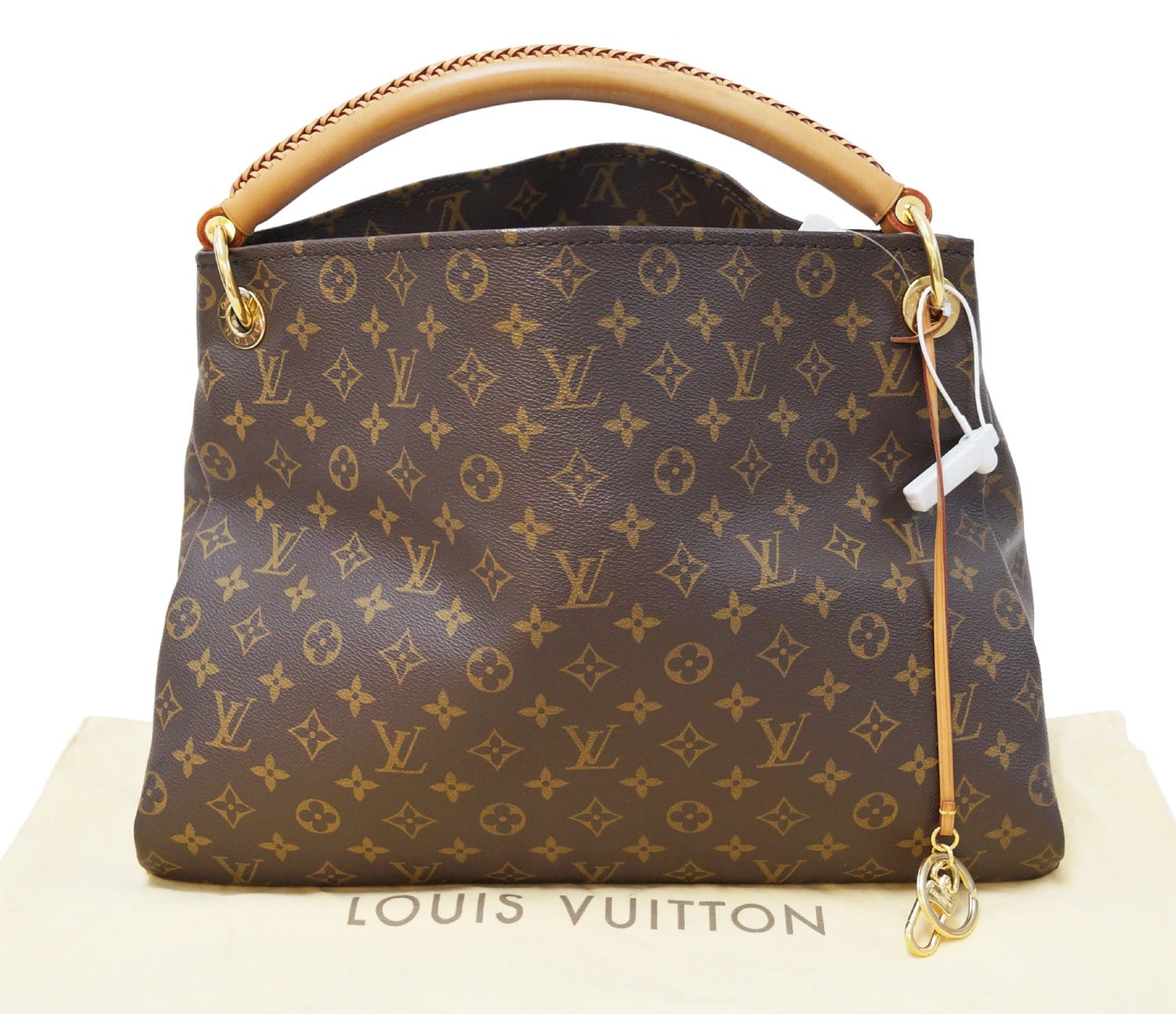 Authentic LOUIS VUITTON Monogram Canvas Artsy MM Hobo Shoulder Bag TT1