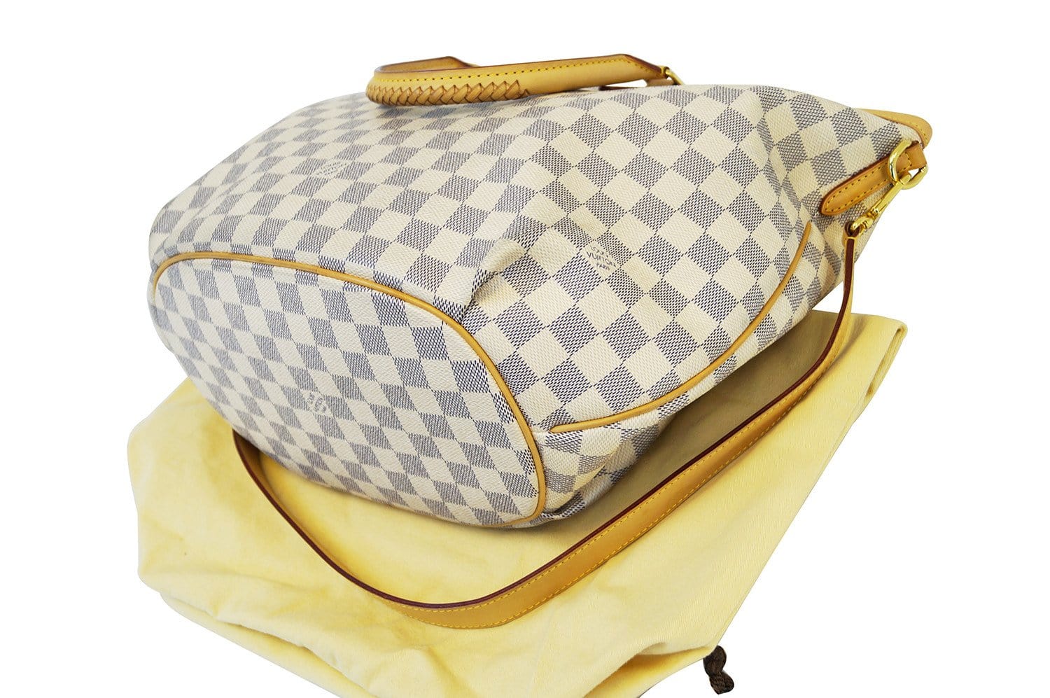 LOUIS VUITTON Damier Azur Riviera PM Shoulder Handbag - 30% Off