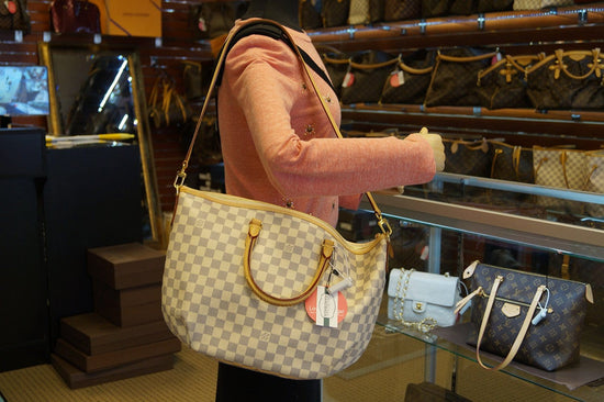 Louis Vuitton Damier Azur Riviera MM at Jill's Consignment