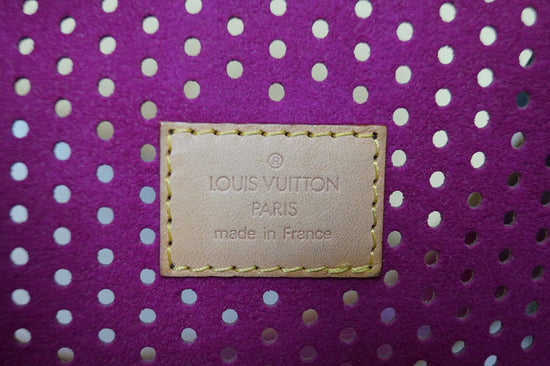 Louis Vuitton Limited Edition Pink Perforated Musette Shoulder Bag