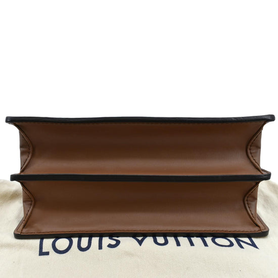 Dauphine leather handbag Louis Vuitton Brown in Leather - 32700331