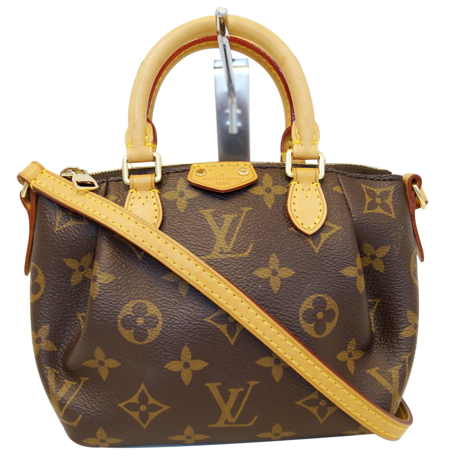 LOUIS VUITTON Nano Turenne Brown Monogram Canvas Crossbody Bag