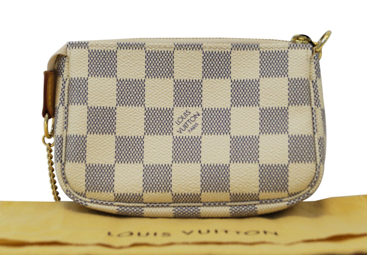 Louis Vuitton Mini Pochette Accessoires in Damier Azur - SOLD