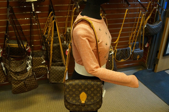 LOUIS VUITTON Monogram Saint Cloud MM Shoulder Bag