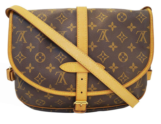 Louis Vuitton Saumur 30 Monogram Crossbody Canvas Messenger Bag Purse –  brandedmoda