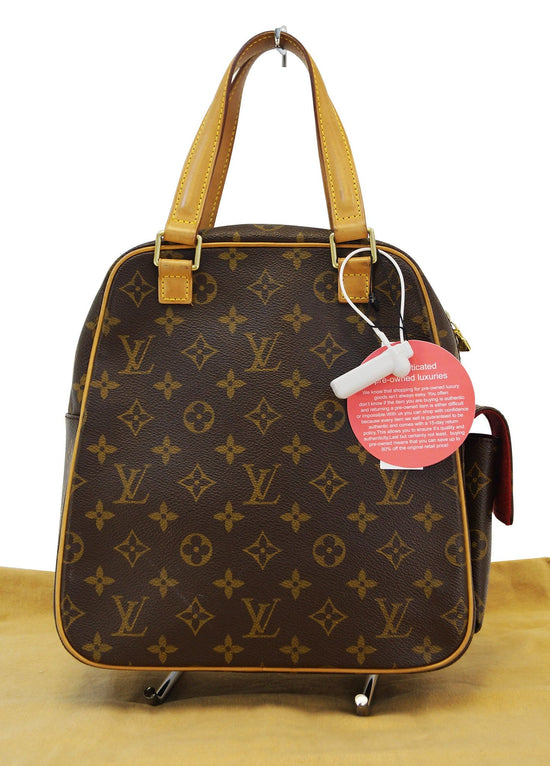 LOUIS VUITTON LOUIS VUITTON excentri-cite Hand bag M51161 Monogram canvas  Brown Used GHW M51161