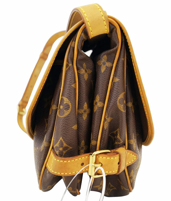 Louis Vuitton Saumur Messenger Monogram Legacy PM Brown in Coated  Canvas/Leather with Aged Gold-tone - US