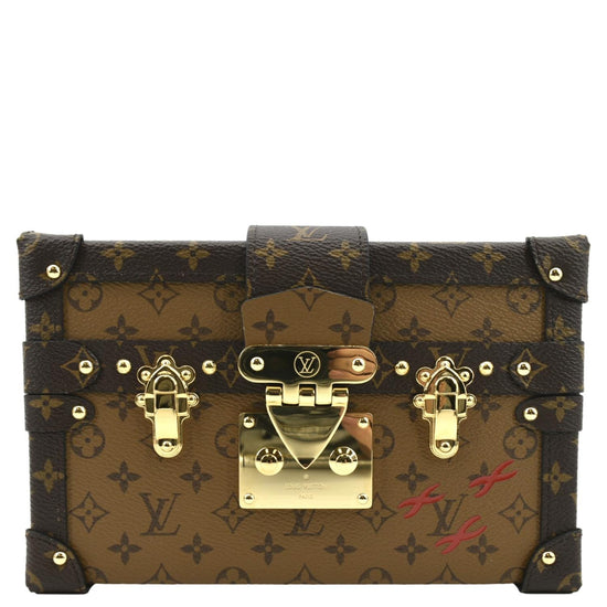 Louis Vuitton Petite Malle Monogram Canvas Shoulder Bag