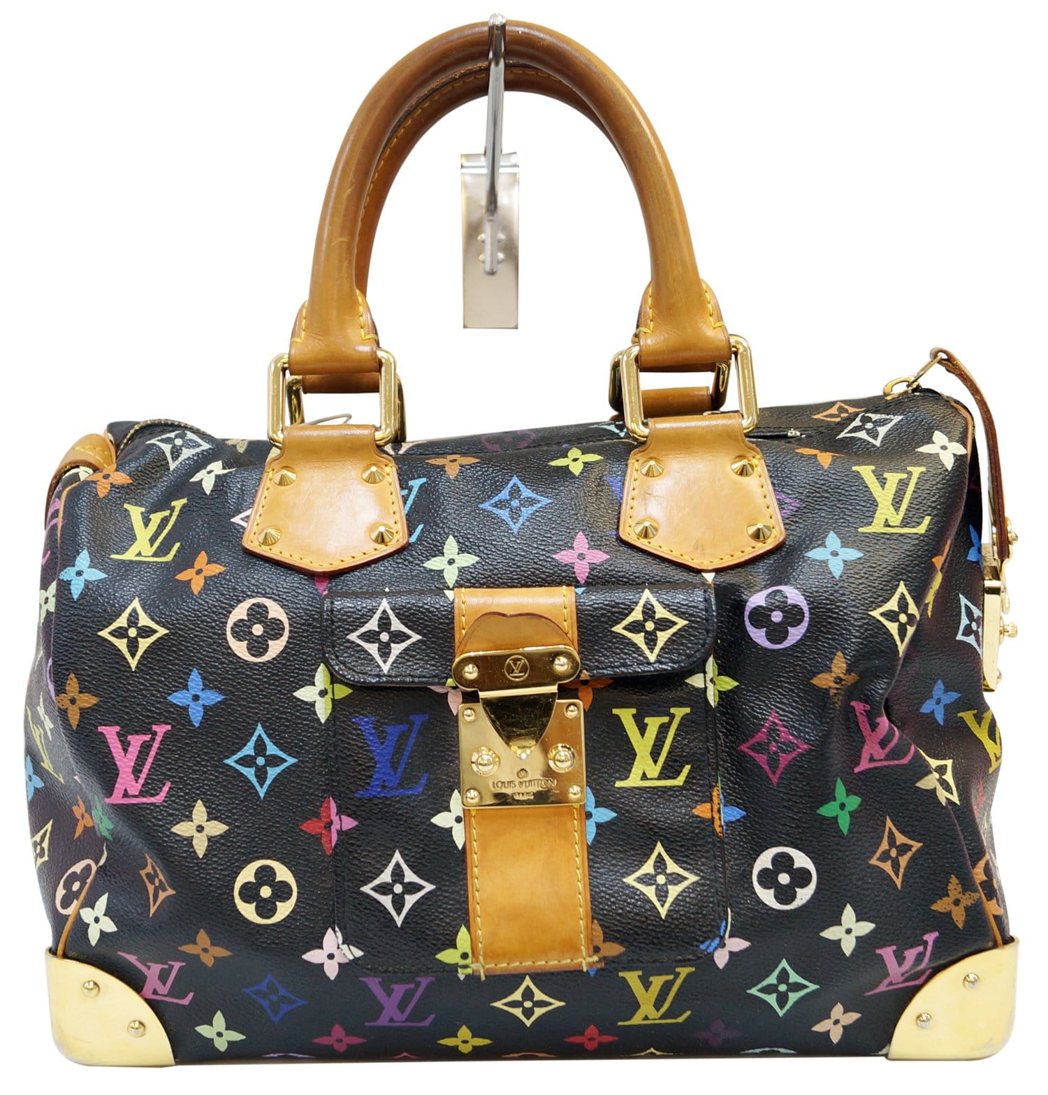 LOUIS VUITTON Speedy 30 Monogram Multicolor Satchel Bag