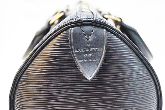 Louis Vuitton // Black Epi Speedy 25 Handbag – VSP Consignment