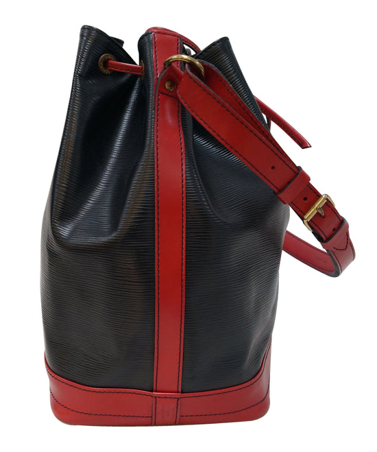 Néonoé leather handbag Louis Vuitton Red in Leather - 36689190