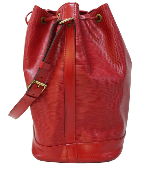 Louis Vuitton Red Epi Noe GM Bucket Bag Louis Vuitton