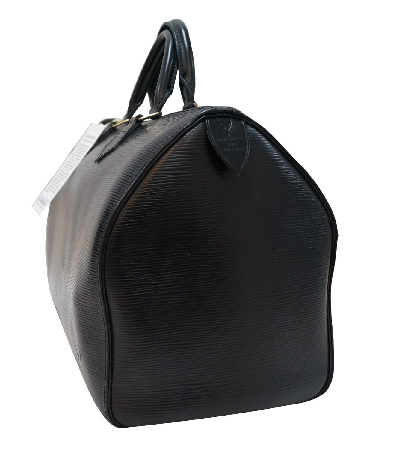 LOUIS VUITTON Epi Leather Black Speedy 35 Satchel Bag