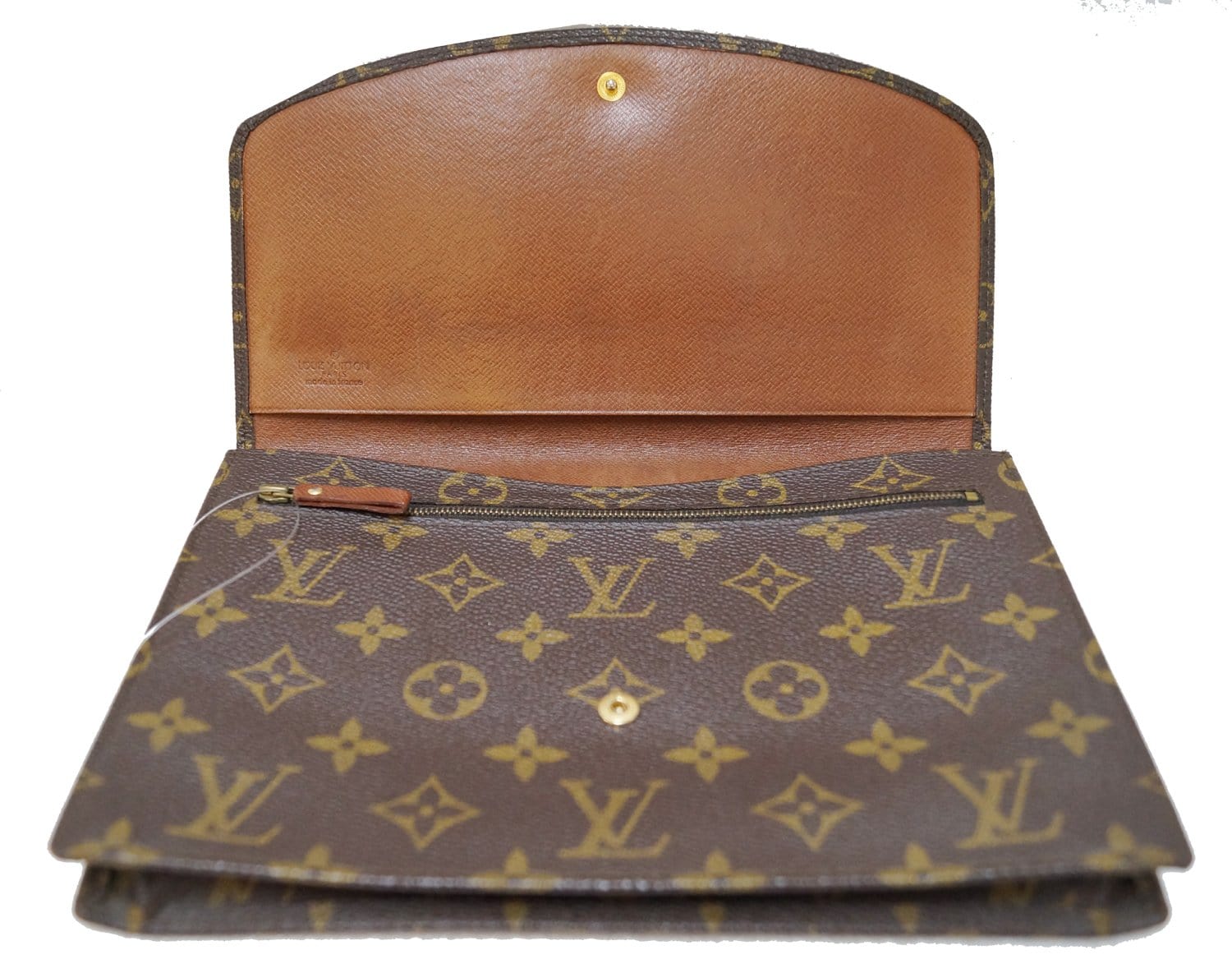 LOUIS VUITTON Monogram Canvas Pochette Rabat Clutch Bag