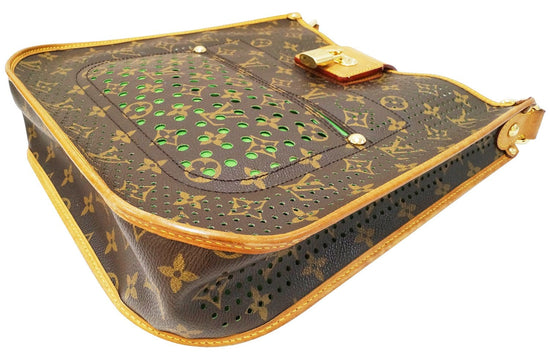 Louis Vuitton Green Perforated Monogram Canvas Limited Edition
